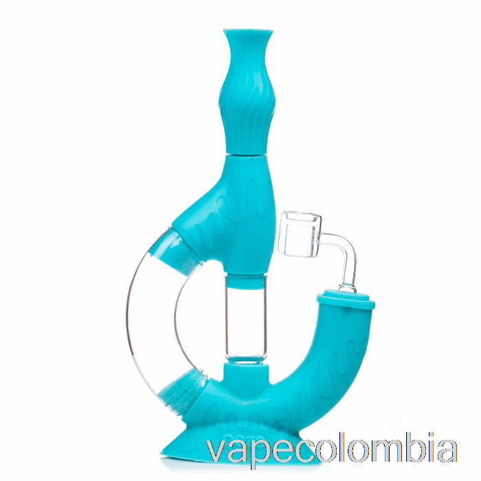 Vape Kit Completo Ooze Echo Pipa De Agua De Silicona Aqua Teal (teal)